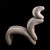 Gray Modernist Sculptural Waves Lounge Chair, 1970s For Sale - Image 8 of 8