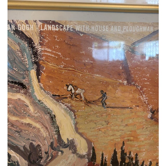 Vintage State Hermitage Museum Van Gogh Hidden Treasures Revealed Framed Exhibition Poster A bold, museum-ready framed...