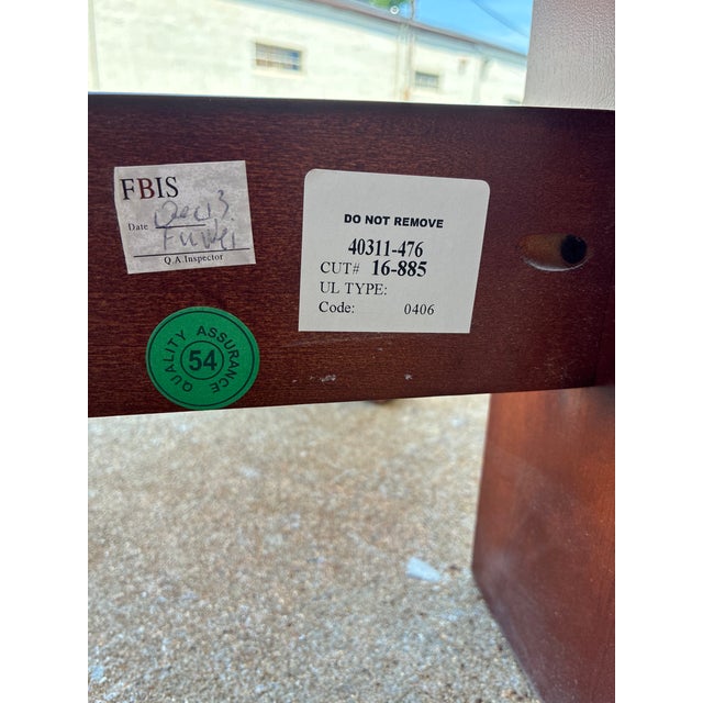 Thomasville Collectors Cherry King Size Poster Bed Carved Headboard Chippendale For Sale - Image 18 of 18