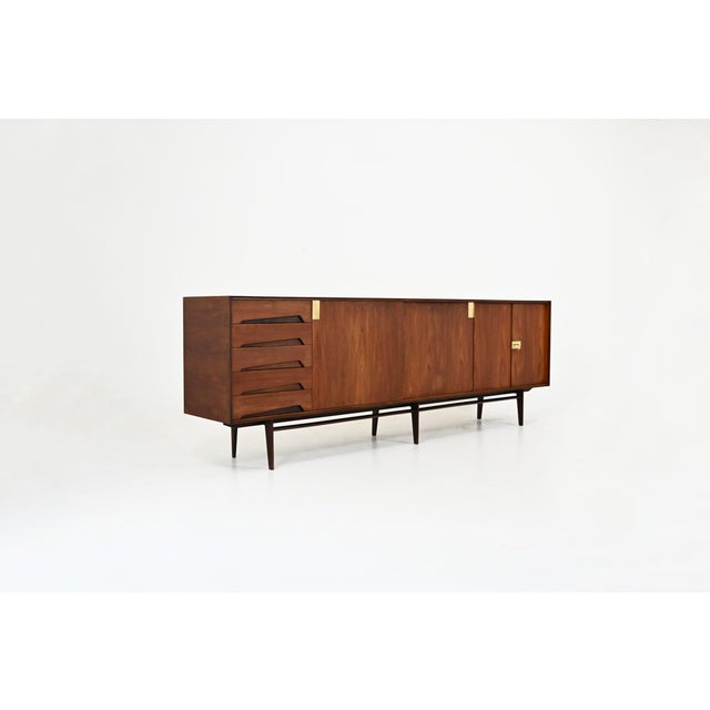 Sideboard attributed to Renato Magri for Cantieri Carugati, 1960s attributed to Edmondo Palutari For Sale - Image 16 of 16