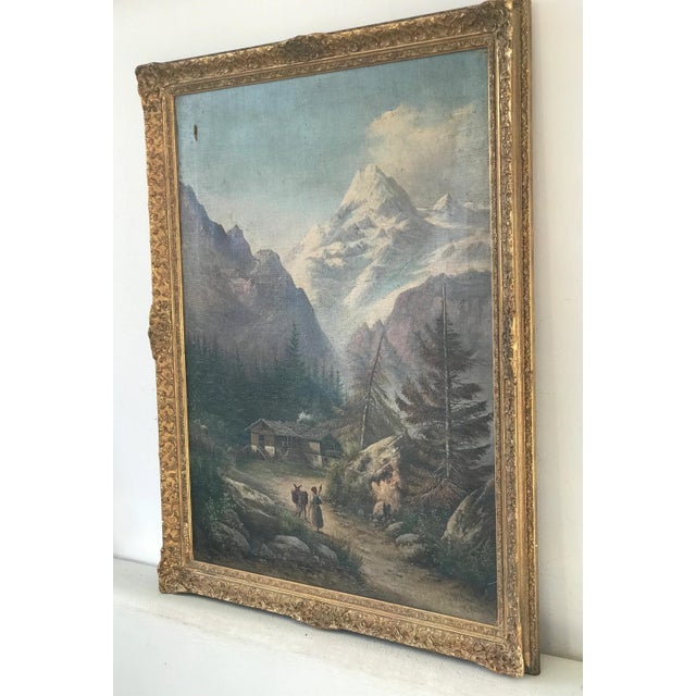 European School, Rural Landscape, 1800s, Oil on Canvas, Framed For Sale - Image 7 of 9