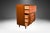 1960s Mid Century Vintage Lane Walnut and Burlwood Tall Five Drawer Dresser For Sale - Image 9 of 15