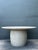 Mid-Century Modern Vintage Boho Textured Pedestal Dining Table For Sale - Image 3 of 11