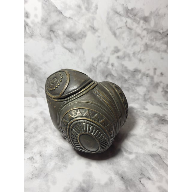 Chinese Antique Vintage Chinese Bronze Frog Brass Zhao Cai Jin Bao For Sale - Image 3 of 11