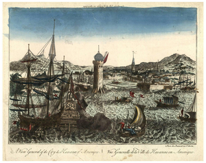 Optical View of Havana, Cuba, 1770, Print