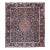 Vintage Khorassan Rug, Hand-Knotted Wool, Floral Pattern, Navy & Turquoise, 10x12 For Sale
