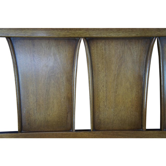 Mid-Century Modern Red Lion Table Company Mid Century Modern Walnut Full Size Headboard For Sale - Image 3 of 6