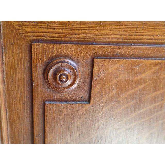 Antique Larch Wood Haberdashery Counter with Wheels and Six Drawers, 1890 For Sale - Image 18 of 18