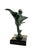 Max Le Verrier, Art Deco Lenvol Sculpture, 1930s, Bronze on Marble Base For Sale - Image 9 of 9