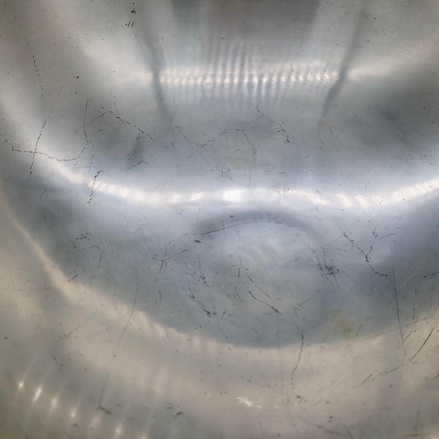 Vintage Silverplate Champagne Bath / Punch Bowl — Footed/Pedestal Shape With Ring Handles For Sale In Austin - Image 6 of 7
