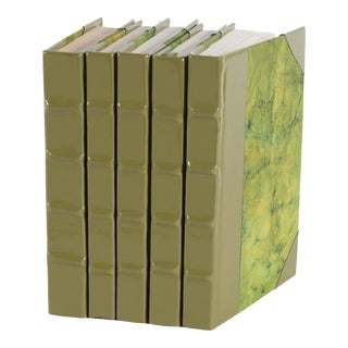 Patent Leather - Army Green- Set of 5 For Sale