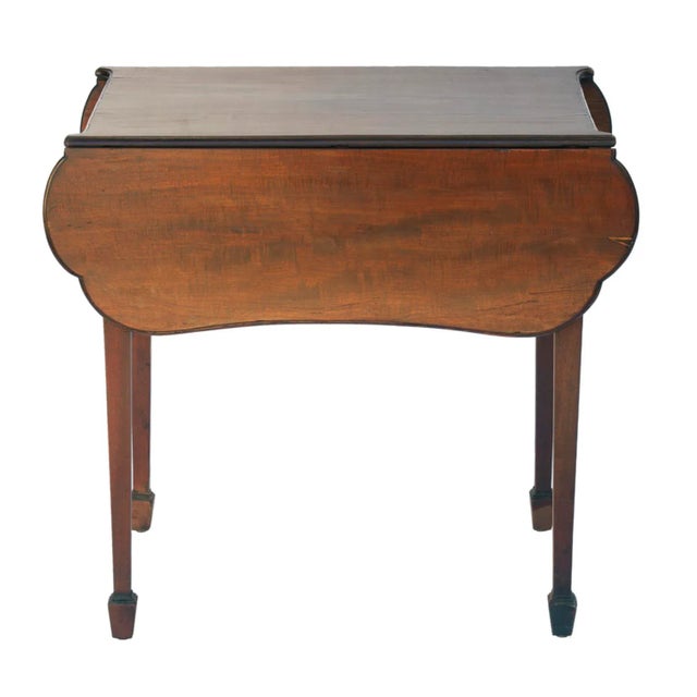 Early 19th Century Drop Leaf Table/Single Deep Drawer For Sale In Los Angeles - Image 6 of 9