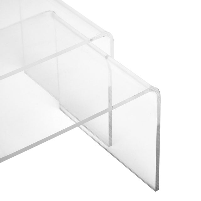1950s Mid-Century Lucite Waterfall Tables For Sale - Image 5 of 9
