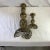 Vintage Pierced Brass Candlestick Holder. Reticulated Brass, Dragon Design, Pierced Cut Work, Ornately Detailed. Simply...