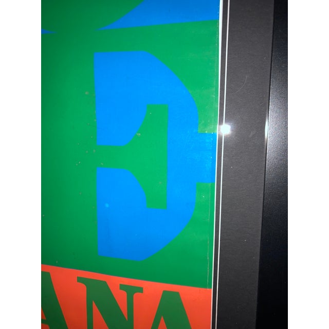 Mid-Century Modern 1960s Original Robert Indiana "Love" Poster For Sale - Image 3 of 5