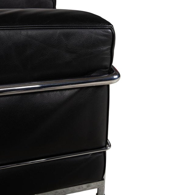 Cassina LC3 Leather Club Chair by Le Corbusier for Cassina For Sale - Image 4 of 13