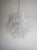 Mid-Century Modern Italian Murano Three-Tier 48 Transparent Felci Glass Chandelier For Sale - Image 3 of 11