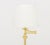 Modern Modern Polished Brass Adjustable Floor Lamps, Pair For Sale - Image 3 of 8
