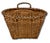 Excellent Smaller 10 Inch Size Antique American Hand Woven Ash Splint Berry Basket With Nice Patina - Late 19th Century For Sale In Boston - Image 6 of 18
