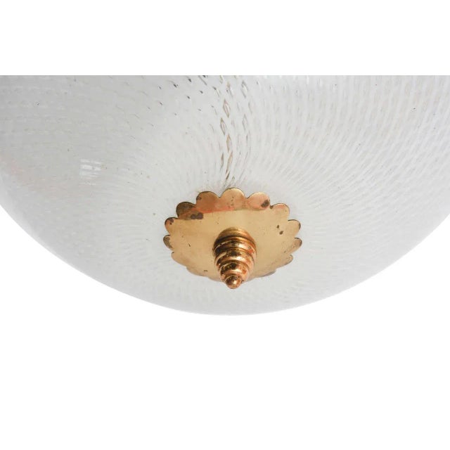 1940s Vintage Ceiling Lights from Venini, Set of 2 For Sale - Image 5 of 6