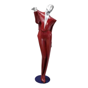 Vintage Art Deco Revival Chrome & Resin LeGarcon Mannequin by Lindsey Balkweill