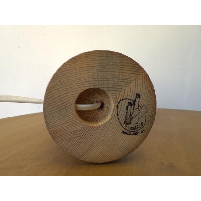 Wooden Table Lamp by Leif Wikner for Persåsen For Sale - Image 10 of 15