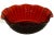 Anchor Hocking Red Ruby Glass Wave Rim Bowl For Sale - Image 4 of 4