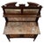 Antique English Edwardian Burr Walnut and Marble Washstand For Sale - Image 3 of 11