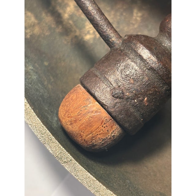 1886 Rare Patented Brass Ringside Boxing “Signal Gong Bell” For Sale - Image 11 of 16