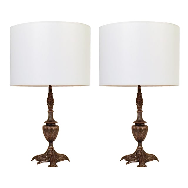 Early 20th Century Grand Tour Table Lamps, Italy, Set of 2 For Sale - Image 12 of 12