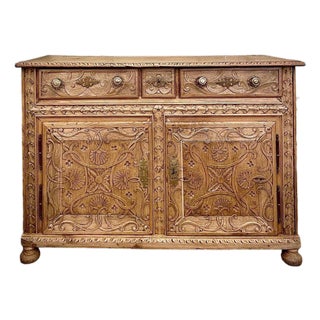 Italian Chestnut Buffet For Sale