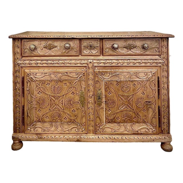 Italian Chestnut Buffet For Sale