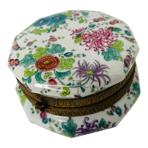 Antique Chinoiserie Lidded Box Ormolu Mounts Lidded Box