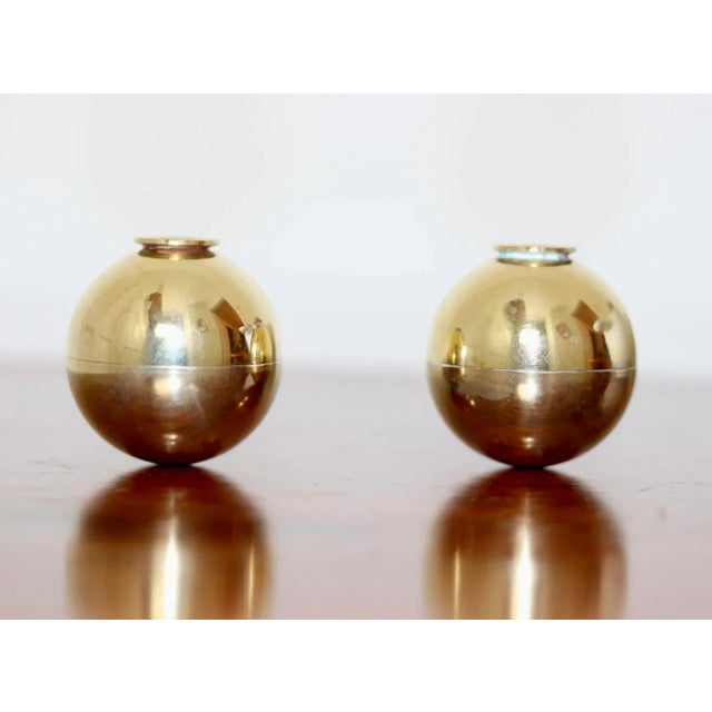 Candleholders by Pierre Forssell for Skultuna, Set of 2 For Sale - Image 3 of 8