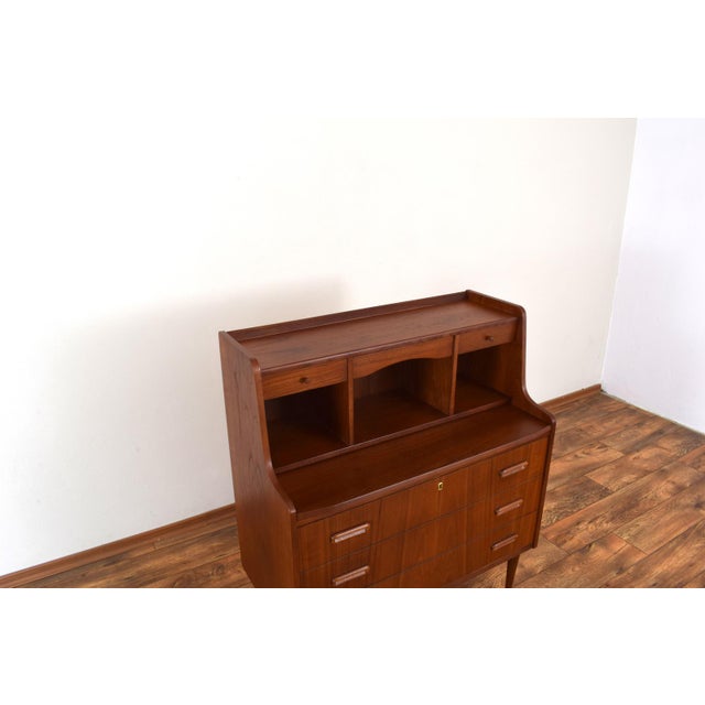 Mid-Century Danish Teak Secretary, 1960s For Sale - Image 15 of 18