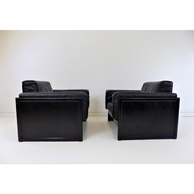 Korium KM 3/1 Armchair in Leather by Matteo Grassi for Tito Agnoli For Sale - Image 17 of 18