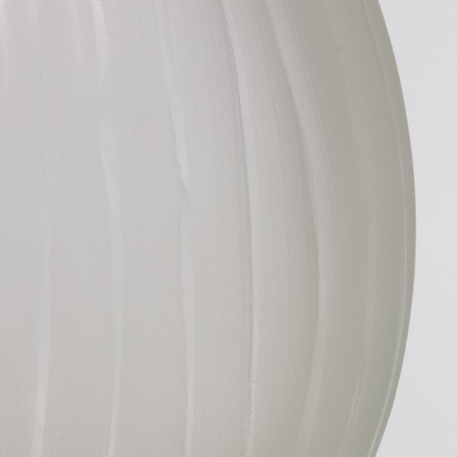 Greige Hand-Blown Murano Supreme Vase in Citrine Medium For Sale - Image 8 of 12