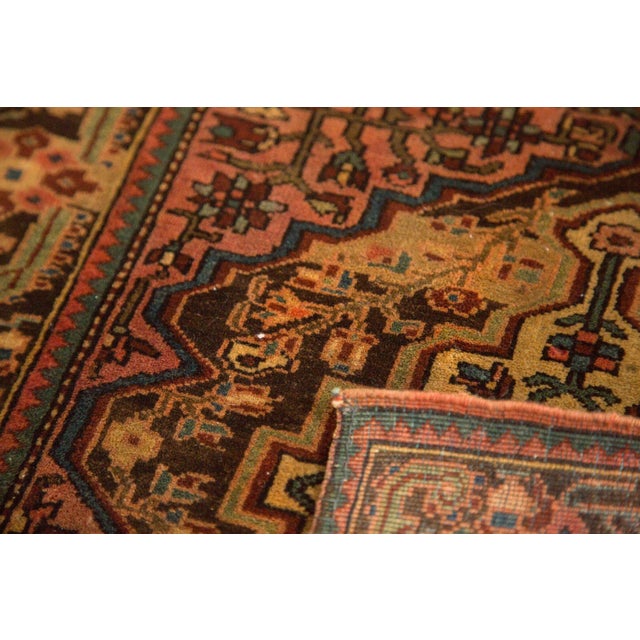 Vintage Josan Sarouk Square Rug Mat - 1'10" x 2' For Sale - Image 11 of 13