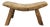 Antique Chinese Elmwood Headrest Wood Pillow Primitive Rustic Form 12" For Sale