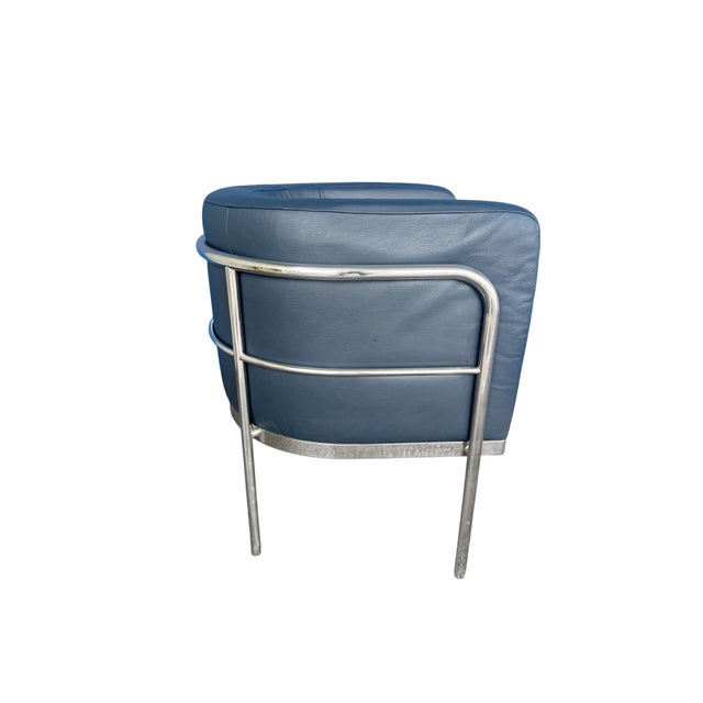 Zanotta Onda Armchair in Black Leather – Design Classic by De Pas, D'Urbino & Lomazzi, 1985 For sale is an original Onda...