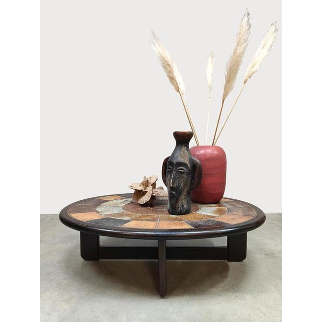 Vintage Danish Coffee Table by Tue Poulsen for Haslev Møbelsnedkeri, 1960s For Sale - Image 3 of 8