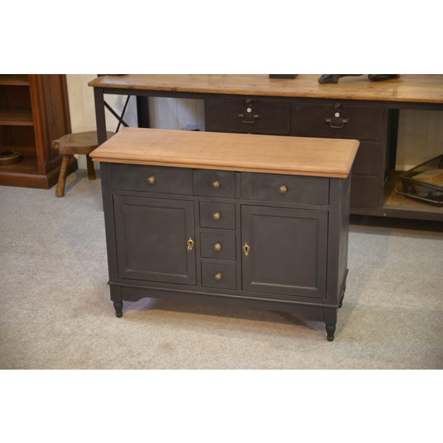 Small Cherrywood Sideboard, 1960s For Sale - Image 11 of 11