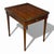 English Baker Furniture Louis XVI Side Table With Walnut Veneer & Brass Gallery For Sale - Image 3 of 12