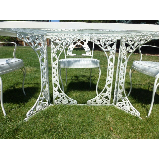 Vintage O W Lee Patio Furniture Set Table & Chairs 5 Pc Set Chairish