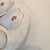 Lavender Antique European 6-Well Porcelain Oyster Plate, Lavender-Blue & Gold For Sale - Image 8 of 12