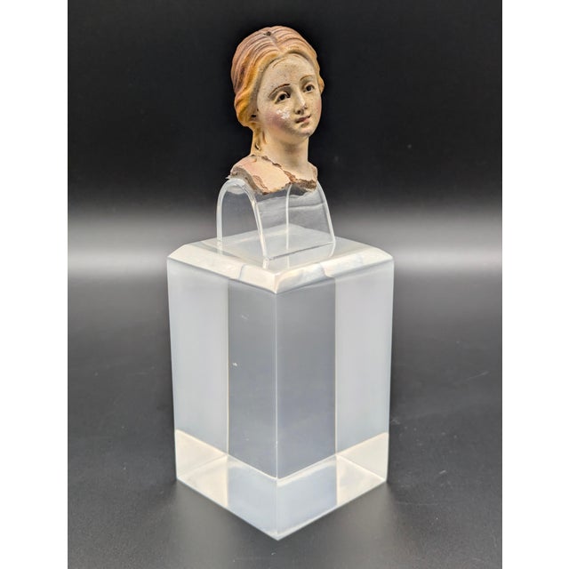 Traveling Man Treasures is selling this masterfully sculpted late 18th-century terracotta Neapolitan Santon head with...