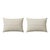 Beige Faded Suzani Bedding Pillow Cover 21'' X 29'' - Set of Two For Sale - Image 4 of 4