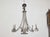Mid 19th Century 19th Century French Iron and Beaded Six-Light Chandelier For Sale - Image 5 of 11