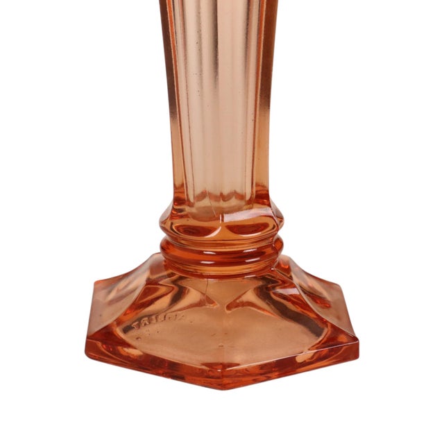 Art Deco Pink Rosaline Vase from Val Saint Lambert, 1935 For Sale - Image 6 of 14