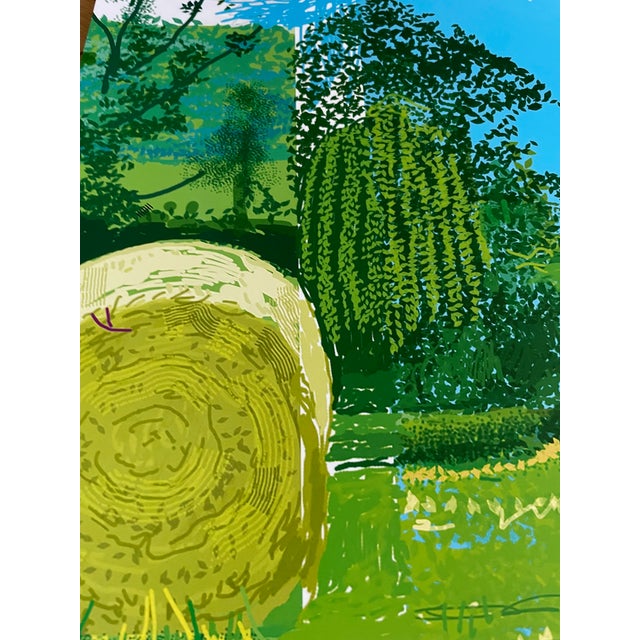 David Hockney, a Year in Normandie (House and Tree), 2020-2021 (Detail) Composite IPad Painting, Copyright David Hockney, Printed in Uk For Sale - Image 6 of 8